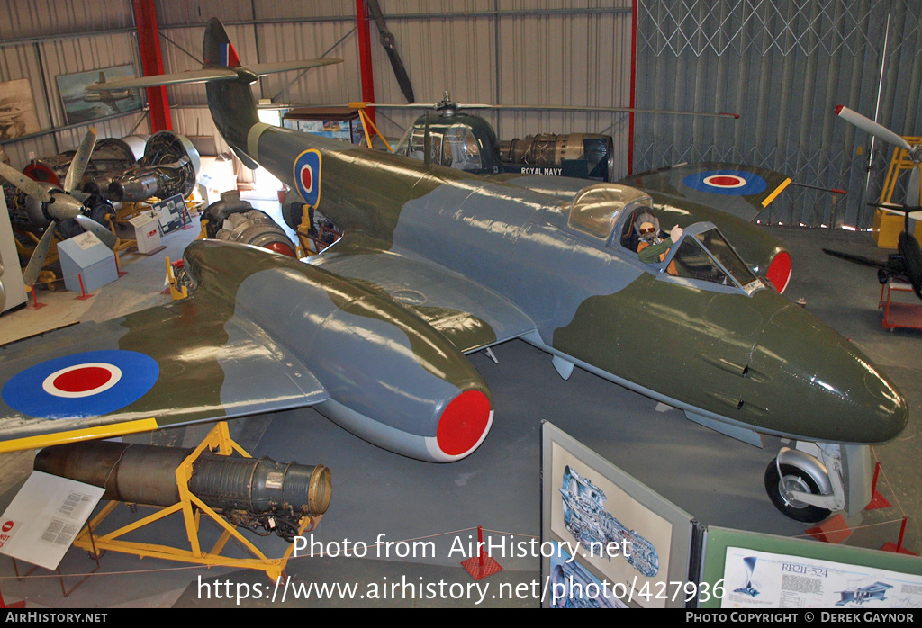 Aircraft Photo of EE531 | Gloster Meteor F4 | UK - Air Force | AirHistory.net #427936