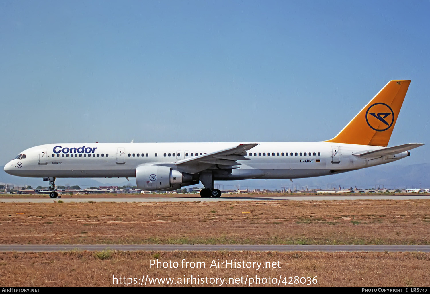 Aircraft Photo of D-ABNE | Boeing 757-230 | Condor Flugdienst | AirHistory.net #428036