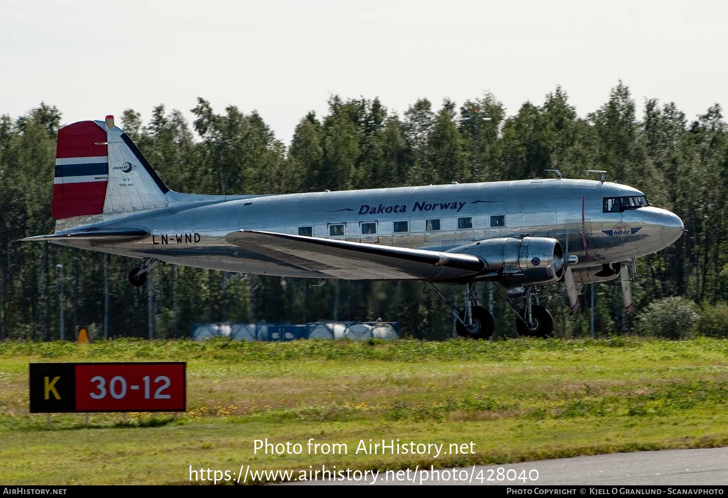 Aircraft Photo of LN-WND | Douglas C-53D Skytrooper | Dakota Norway | AirHistory.net #428040