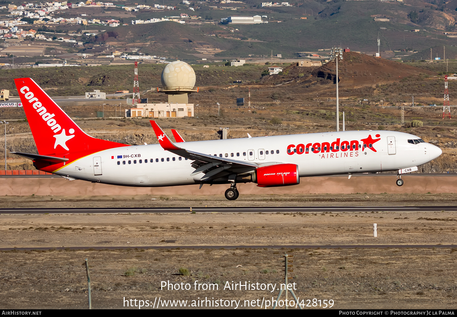 Aircraft Photo of 9H-CXB | Boeing 737-85R | Corendon Airlines | AirHistory.net #428159