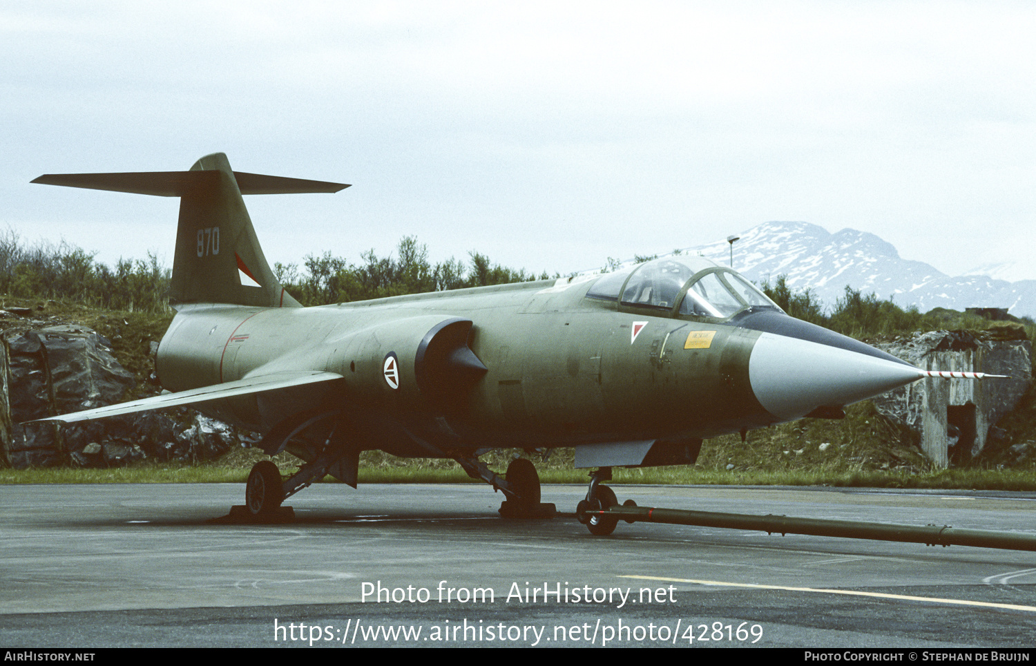 Aircraft Photo of 870 | Lockheed CF-104 Starfighter | Norway - Air Force | AirHistory.net #428169