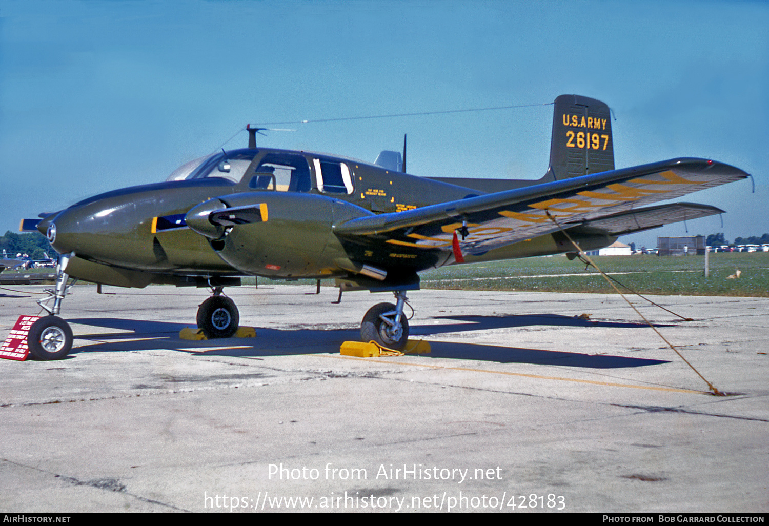 Aircraft Photo of 52-6197 / 26197 | Beech L-23A Seminole | USA - Army | AirHistory.net #428183