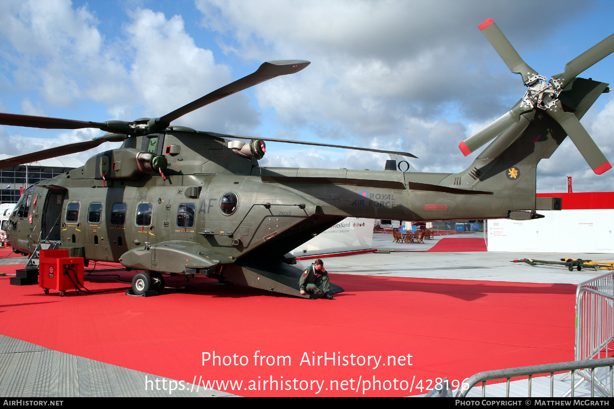 Aircraft Photo of ZK001 | AgustaWestland EH101-512 Merlin HC3A | UK - Air Force | AirHistory.net #428196