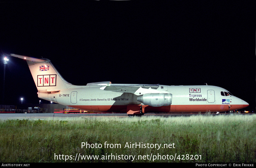 Aircraft Photo of G-TNTE | British Aerospace BAe-146-300QT Quiet Trader | TNT Express | AirHistory.net #428201