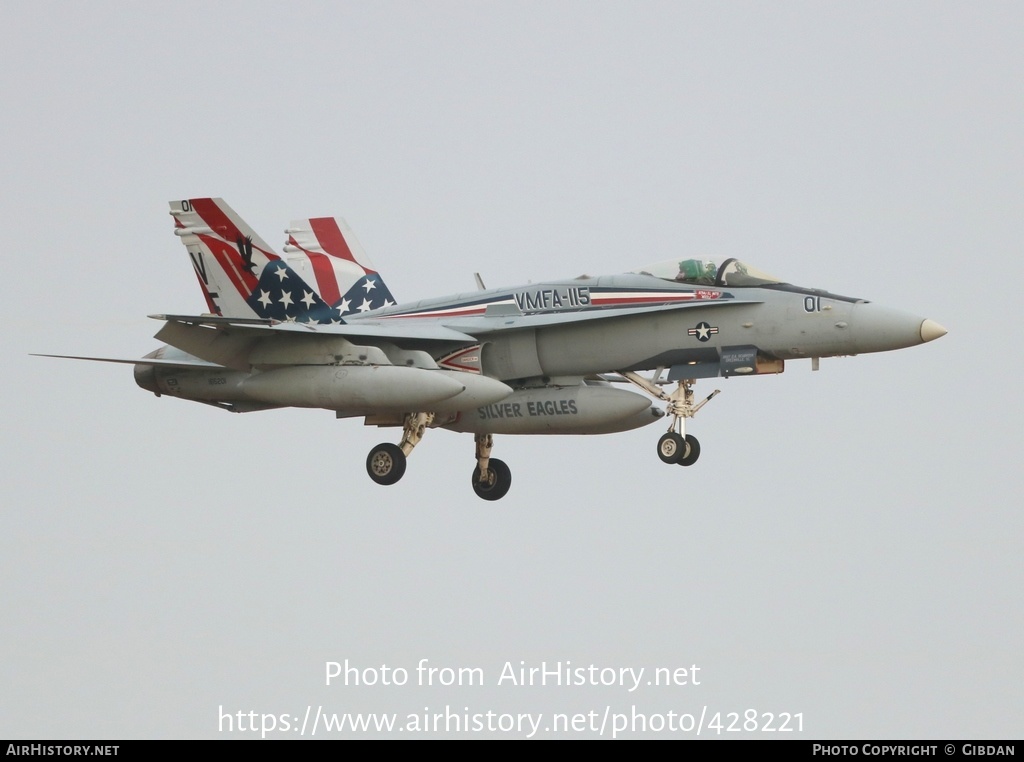 Aircraft Photo of 165201 | McDonnell Douglas F/A-18C Hornet | USA - Marines | AirHistory.net #428221