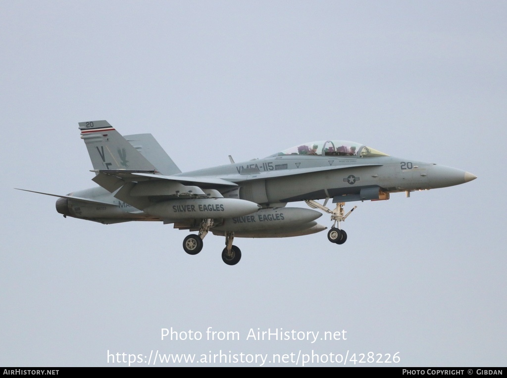 Aircraft Photo of 164723 | McDonnell Douglas F/A-18D Hornet | USA - Marines | AirHistory.net #428226