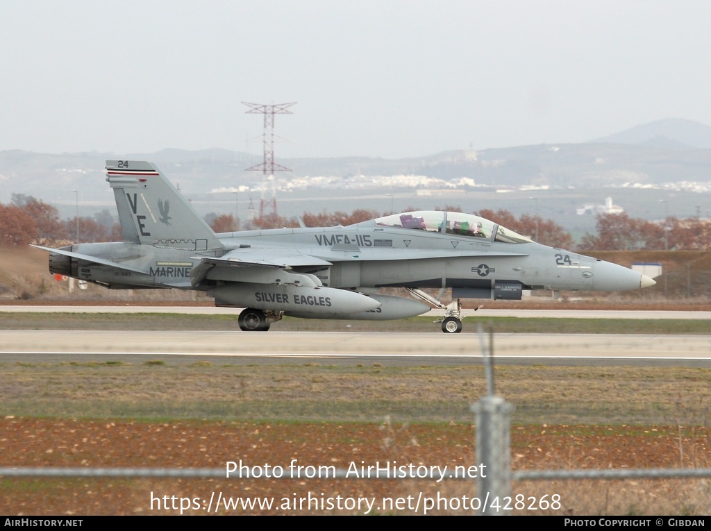 Aircraft Photo of 165683 | McDonnell Douglas F/A-18D Hornet | USA - Marines | AirHistory.net #428268