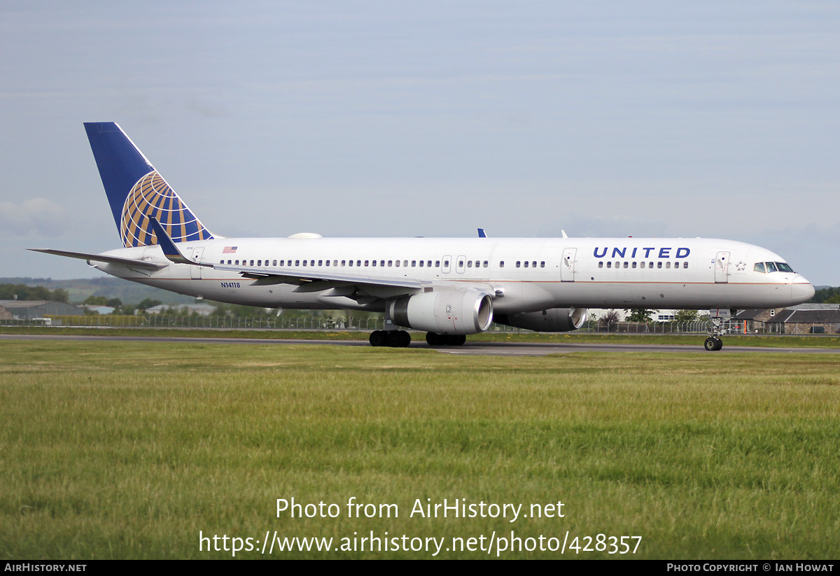 Aircraft Photo of N14118 | Boeing 757-224 | United Airlines | AirHistory.net #428357