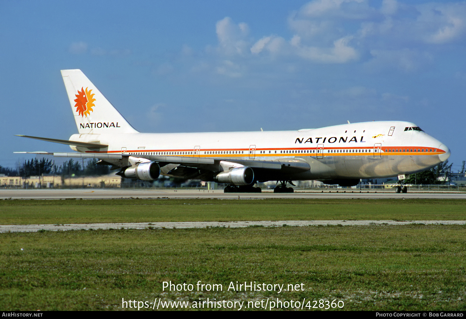 Aircraft Photo of N77772 | Boeing 747-135 | National Airlines | AirHistory.net #428360