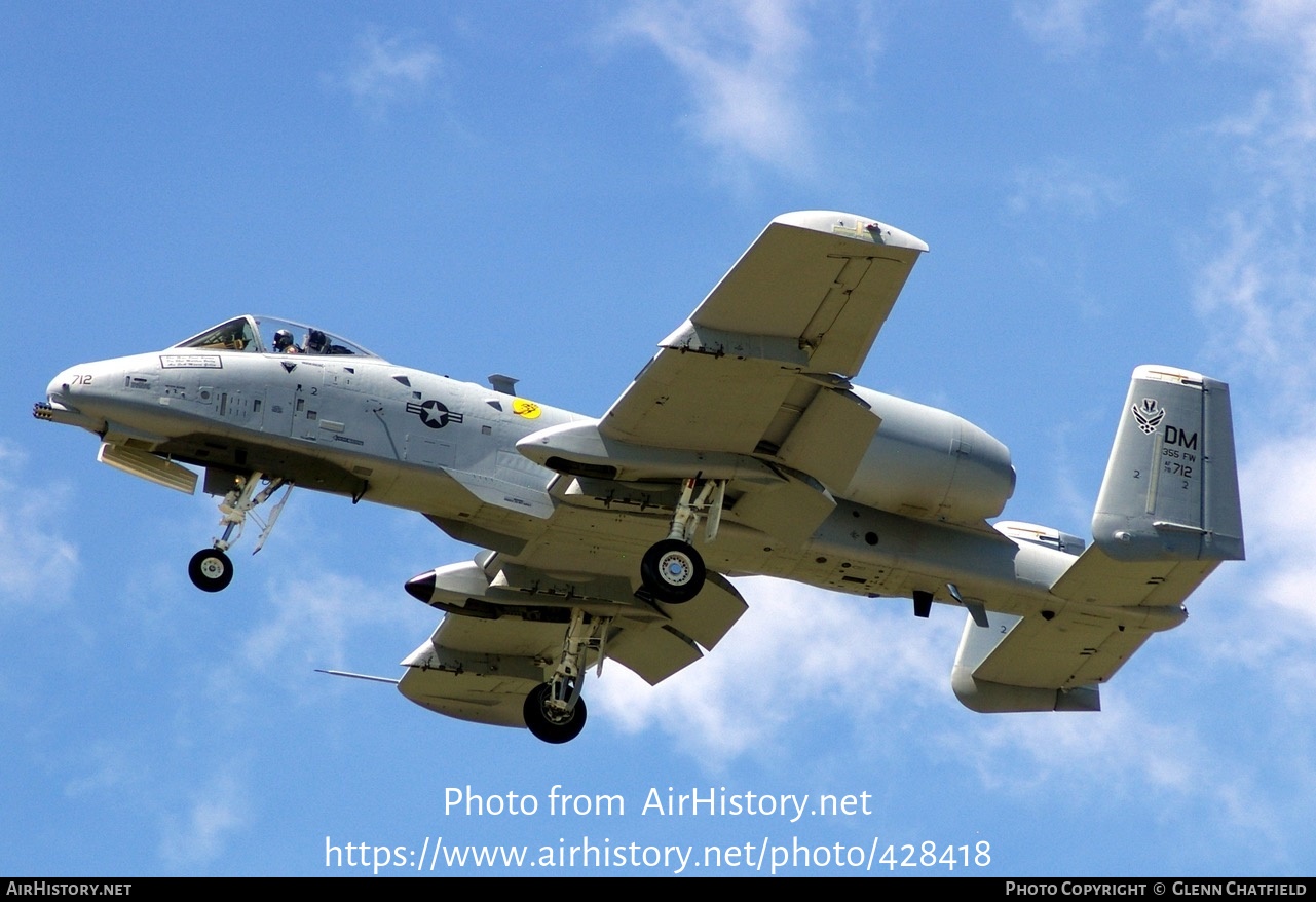 Aircraft Photo of 78-0712 / AF78-712 | Fairchild A-10C Thunderbolt II | USA - Air Force | AirHistory.net #428418