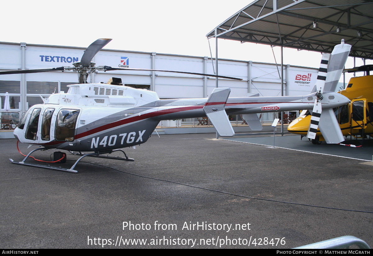 Aircraft Photo of N407GX | Bell 407GX | AirHistory.net #428476