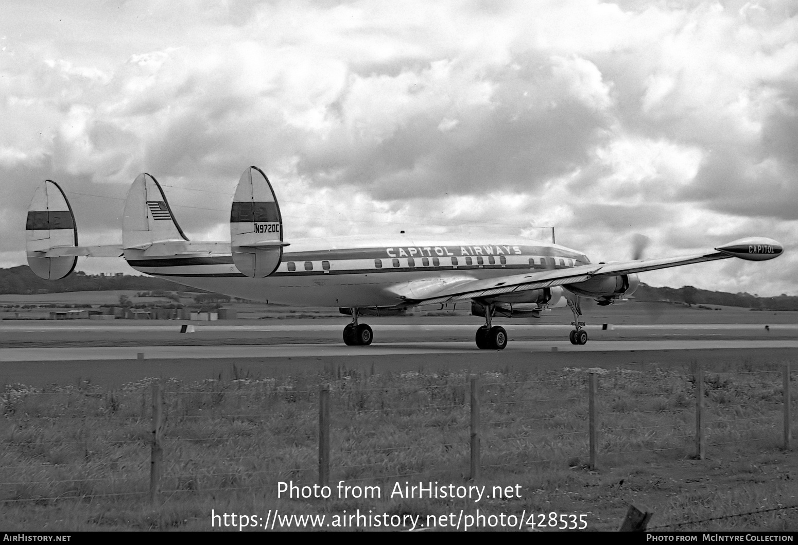 Aircraft Photo of N9720C | Lockheed L-1049G/02 Super Constellation | Capitol Airways | AirHistory.net #428535