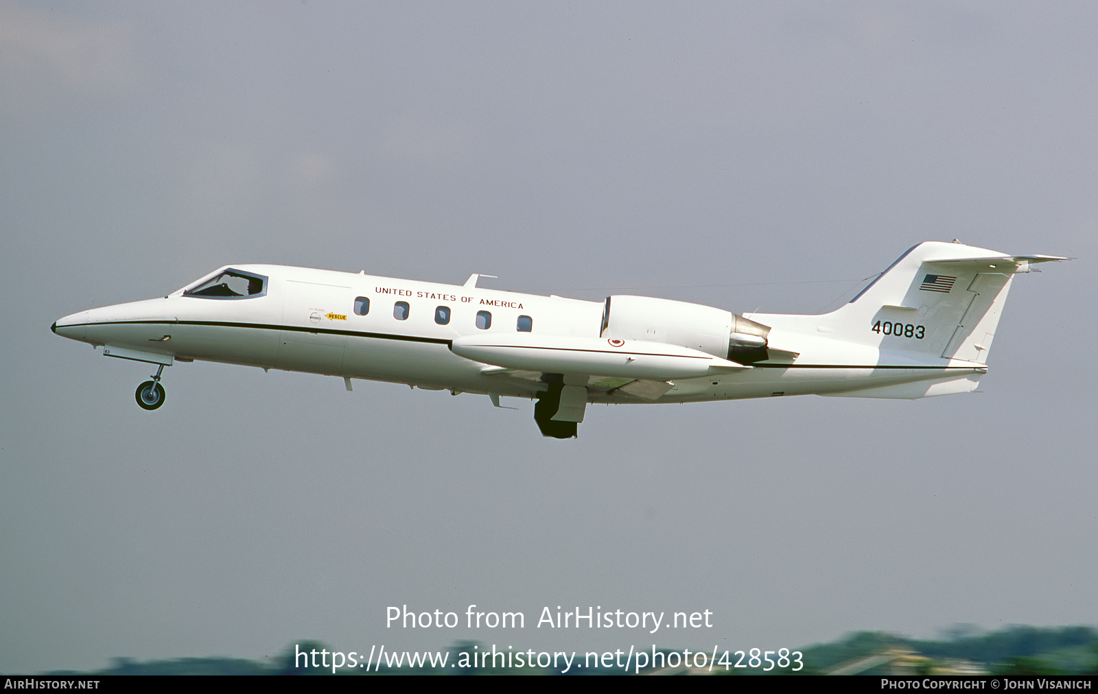 Aircraft Photo of 84-0083 / 40083 | Gates Learjet C-21A (35A) | USA - Air Force | AirHistory.net #428583