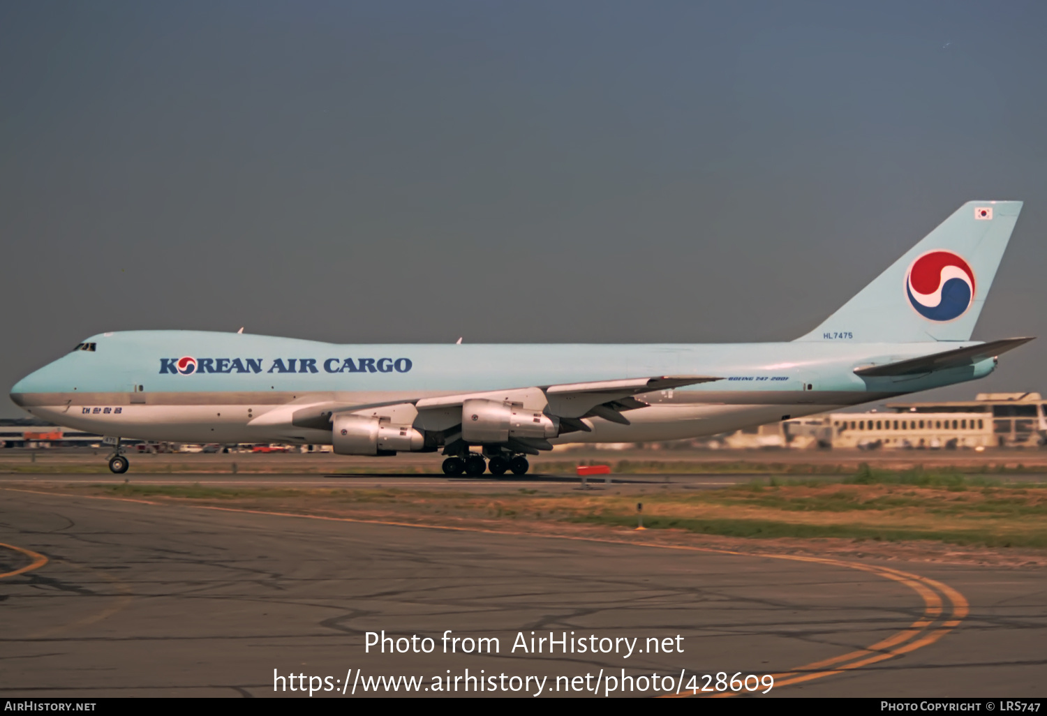 Aircraft Photo of HL7475 | Boeing 747-2B5F/SCD | Korean Air Cargo | AirHistory.net #428609