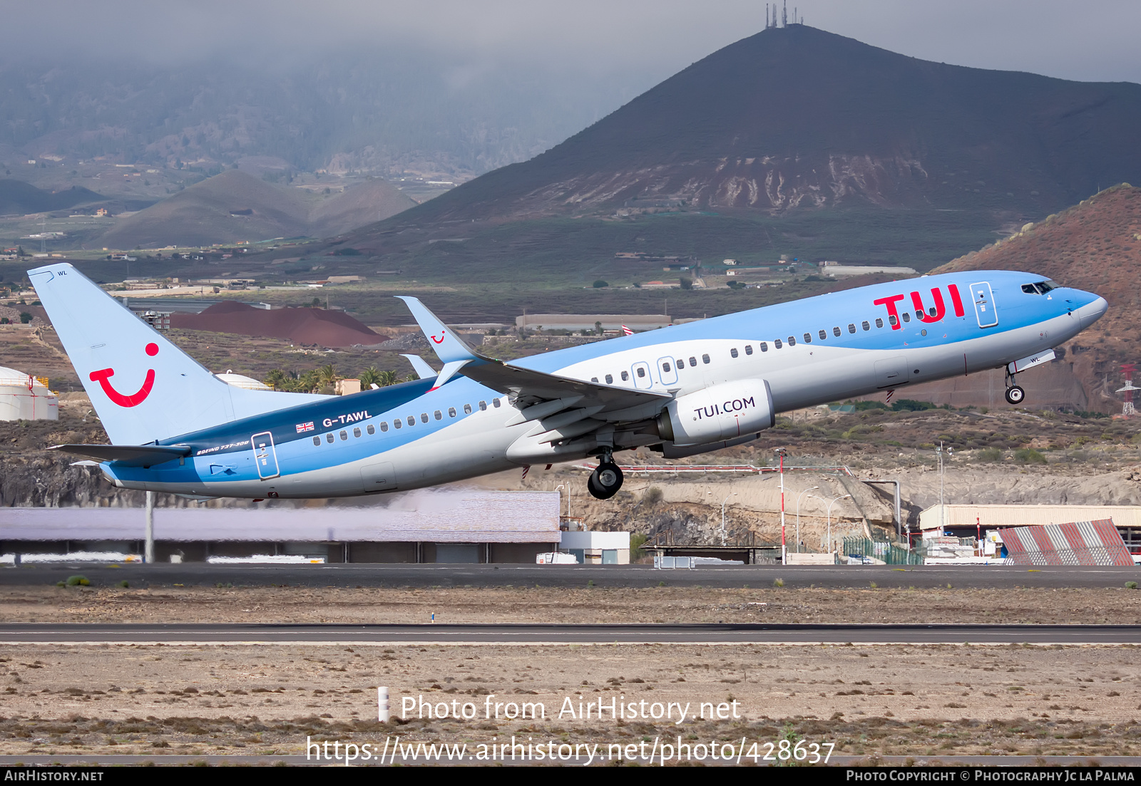 Aircraft Photo of G-TAWL | Boeing 737-8K5 | TUI | AirHistory.net #428637