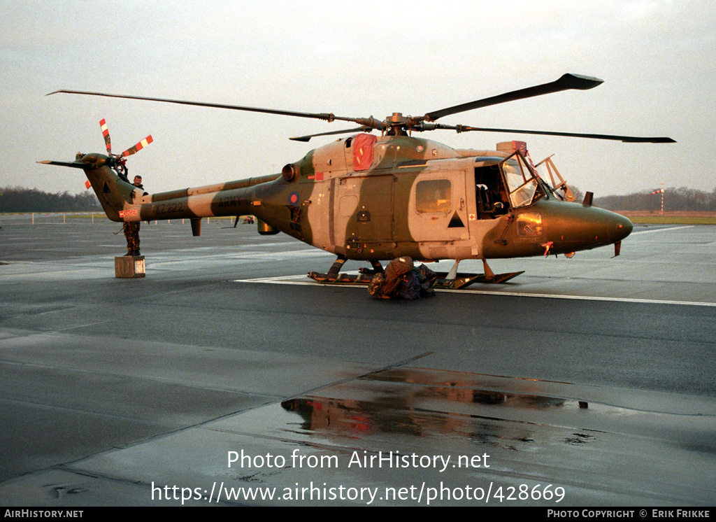 Aircraft Photo of XZ222 | Westland WG-13 Lynx AH7 | UK - Army | AirHistory.net #428669