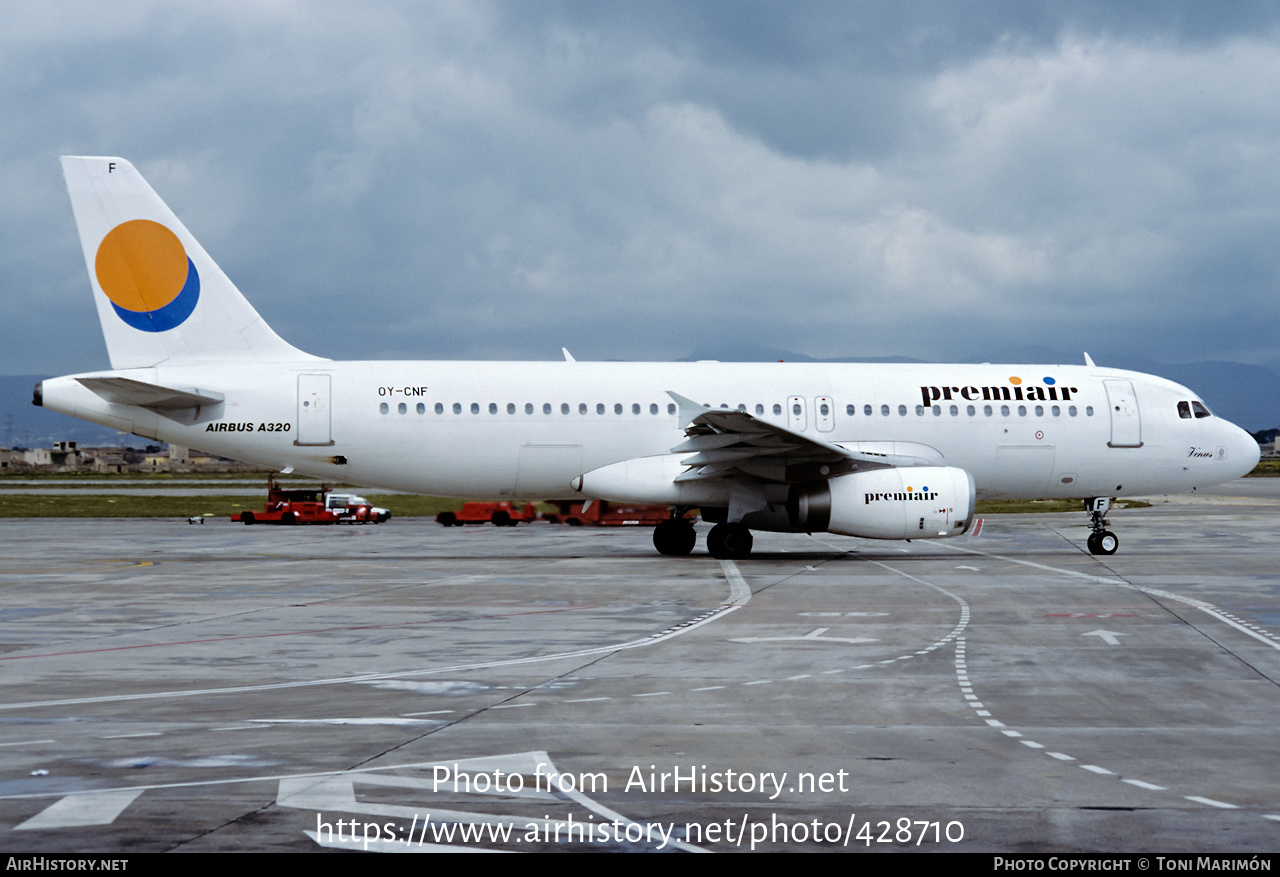 Aircraft Photo of OY-CNF | Airbus A320-231 | Premiair | AirHistory.net #428710