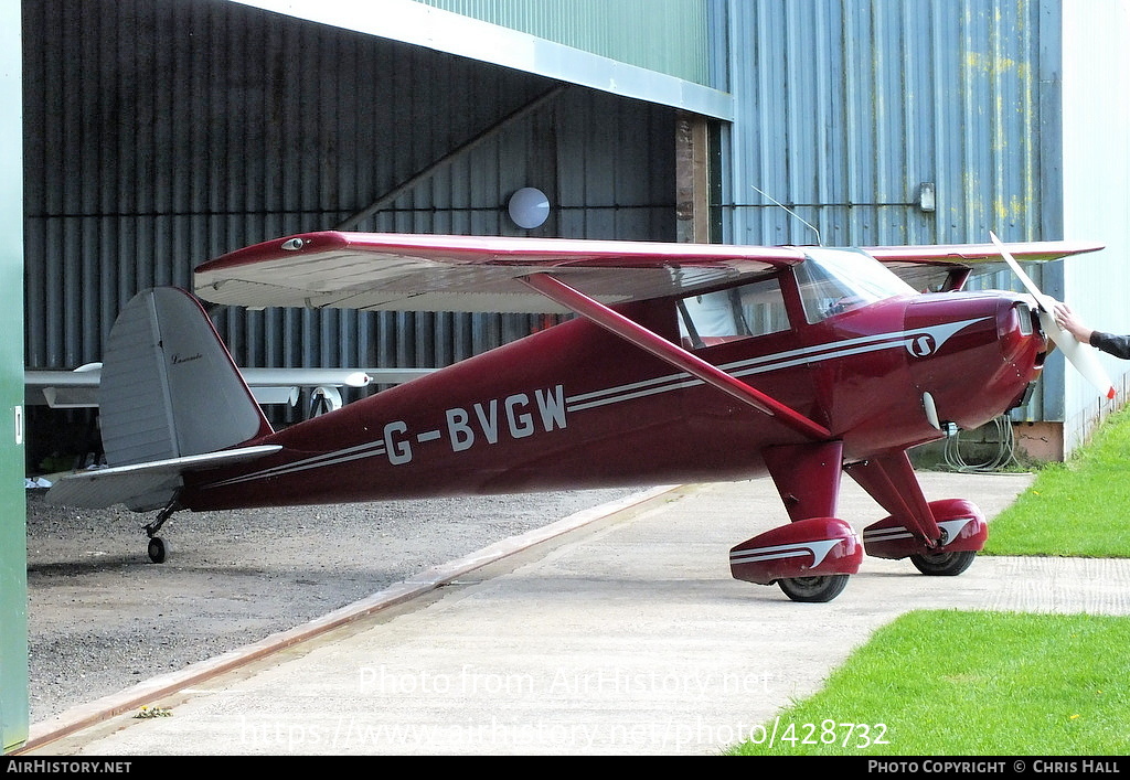 Aircraft Photo of G-BVGW | Luscombe 8A Silvaire | AirHistory.net #428732