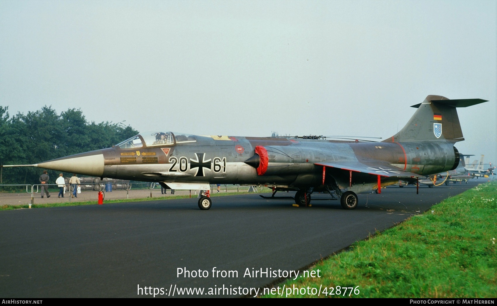 Aircraft Photo of 2061 | Lockheed F-104G Starfighter | Germany - Air Force | AirHistory.net #428776