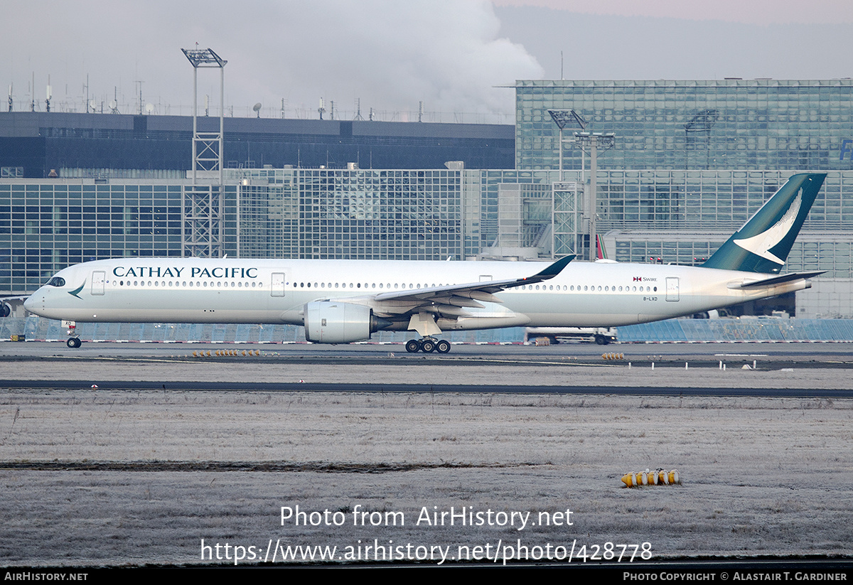 Aircraft Photo of B-LXD | Airbus A350-1041 | Cathay Pacific Airways | AirHistory.net #428778