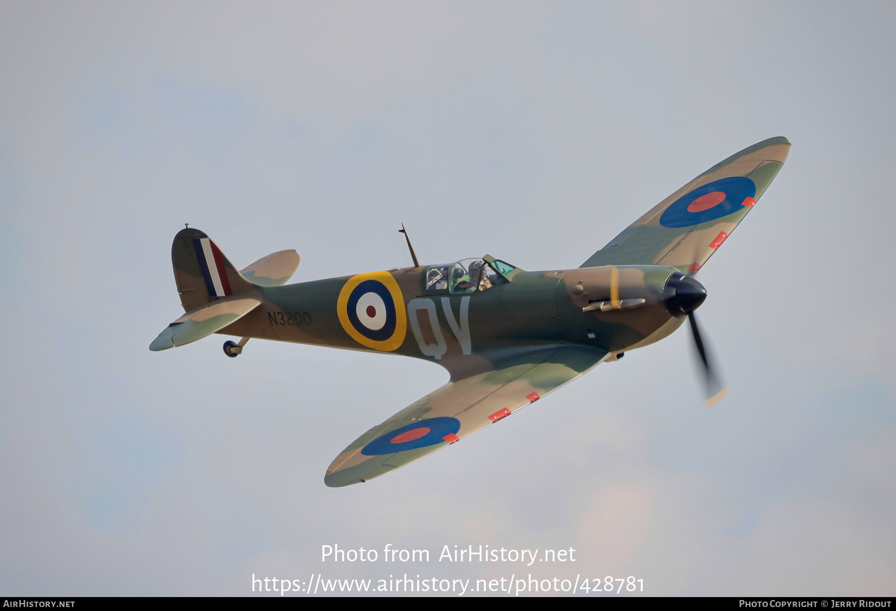 Aircraft Photo of G-CFGJ / N3200 | Supermarine 300 Spitfire Mk1A | UK - Air Force | AirHistory.net #428781