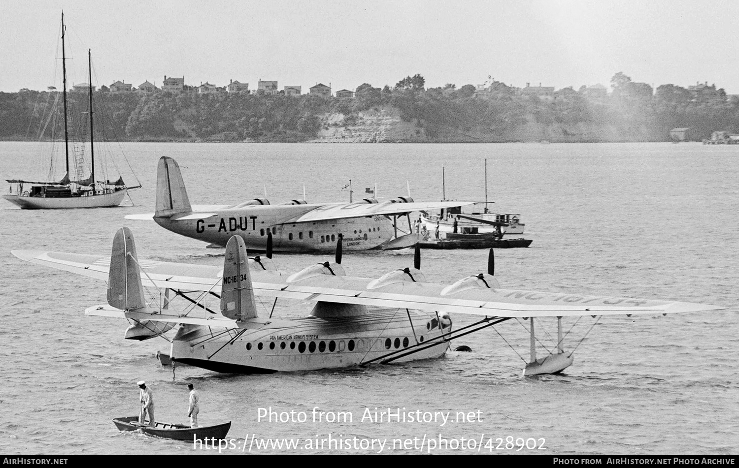 Aircraft Photo of NC16734 | Sikorsky S-42B | Pan American Airways System - PAA | AirHistory.net #428902