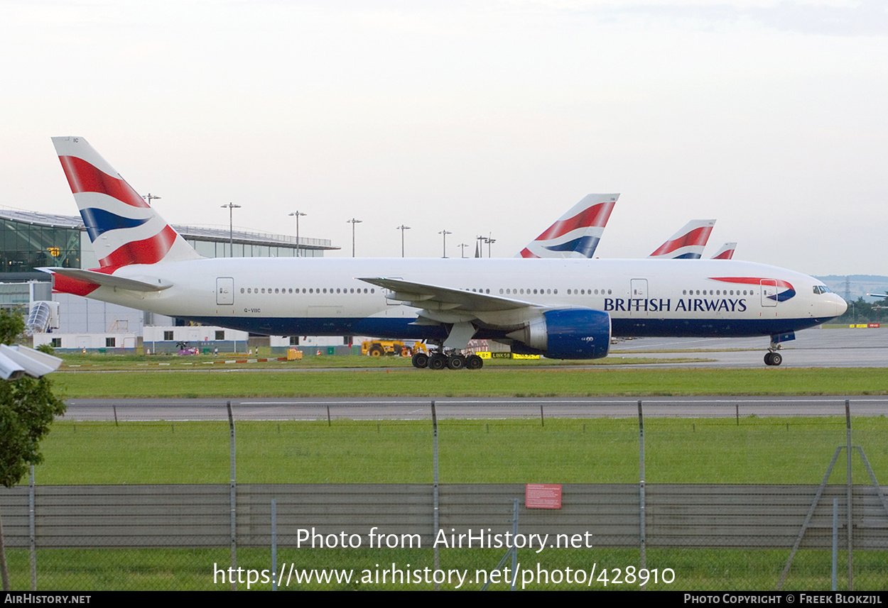 Aircraft Photo of G-VIIC | Boeing 777-236/ER | British Airways | AirHistory.net #428910