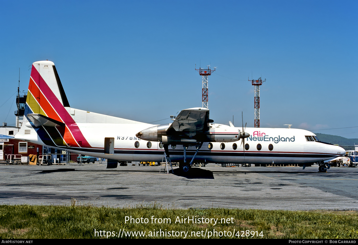 Aircraft Photo of N378NE | Fairchild Hiller FH-227C | Air New England | AirHistory.net #428914