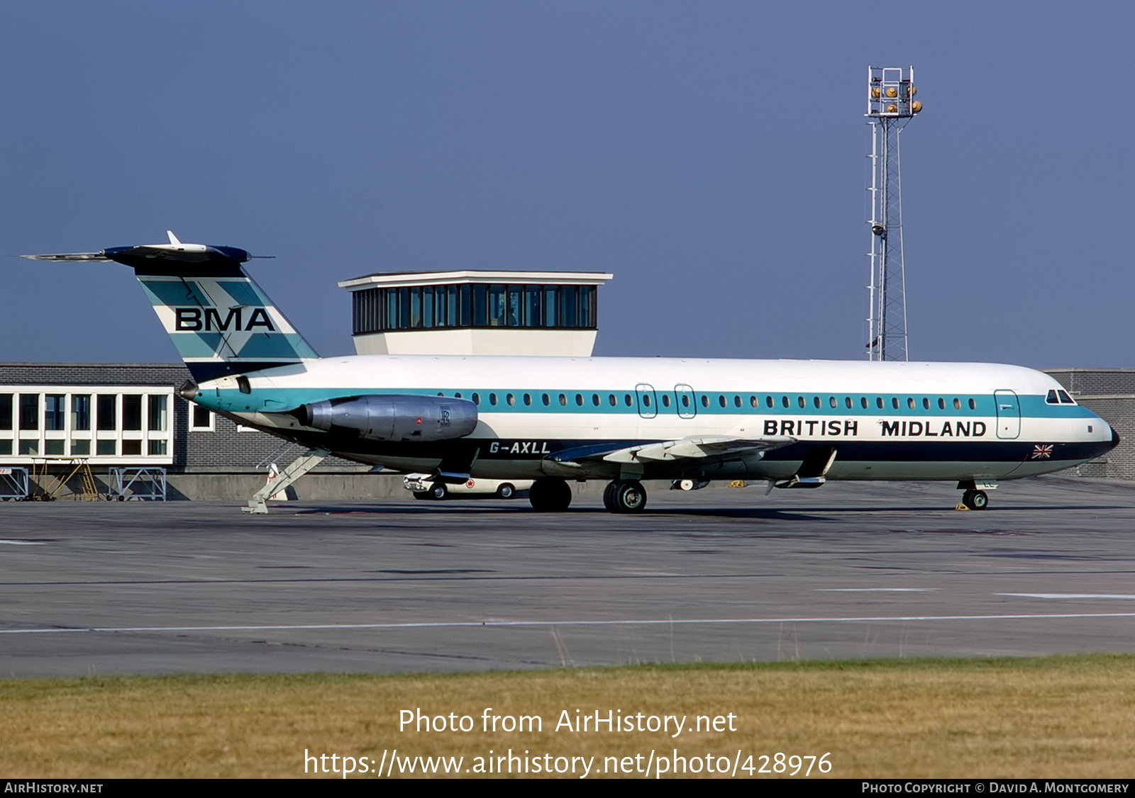 Aircraft Photo of G-AXLL | BAC 111-523FJ One-Eleven | British Midland Airways - BMA | AirHistory.net #428976