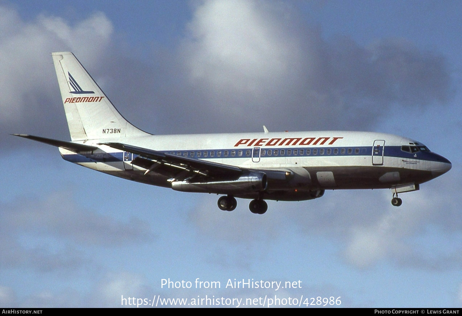 Aircraft Photo of N738N | Boeing 737-201 | Piedmont Airlines | AirHistory.net #428986