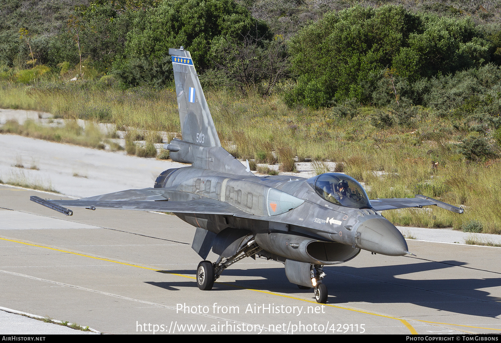 Aircraft Photo of 503 | General Dynamics F-16C Fighting Falcon | Greece - Air Force | AirHistory.net #429115