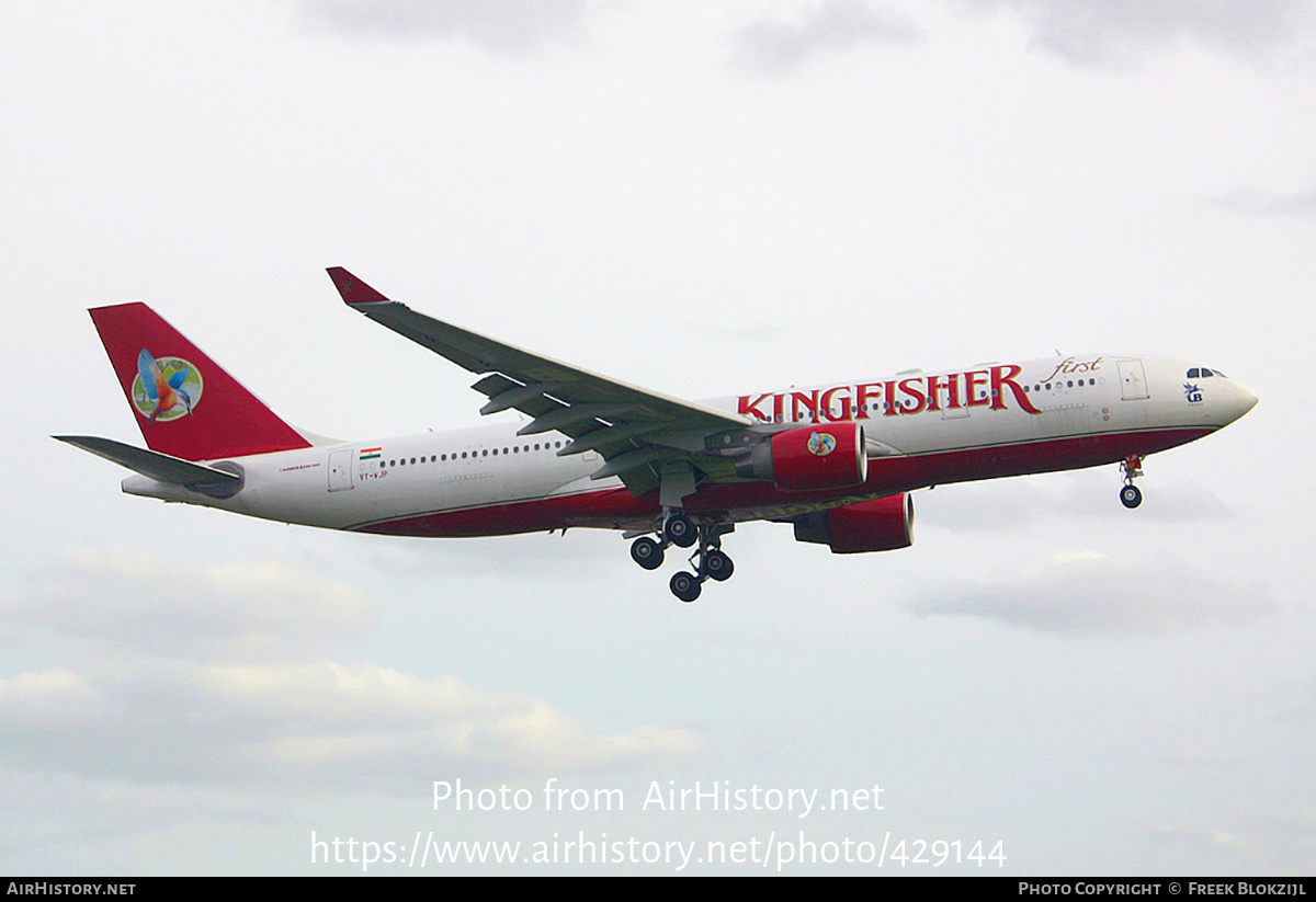 Aircraft Photo of VT-VJP | Airbus A330-223 | Kingfisher Airlines | AirHistory.net #429144