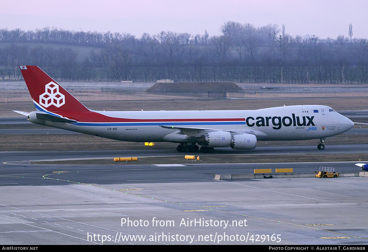 Aircraft Photo of LX-VCI | Boeing 747-8R7F/SCD | Cargolux | AirHistory.net #429165