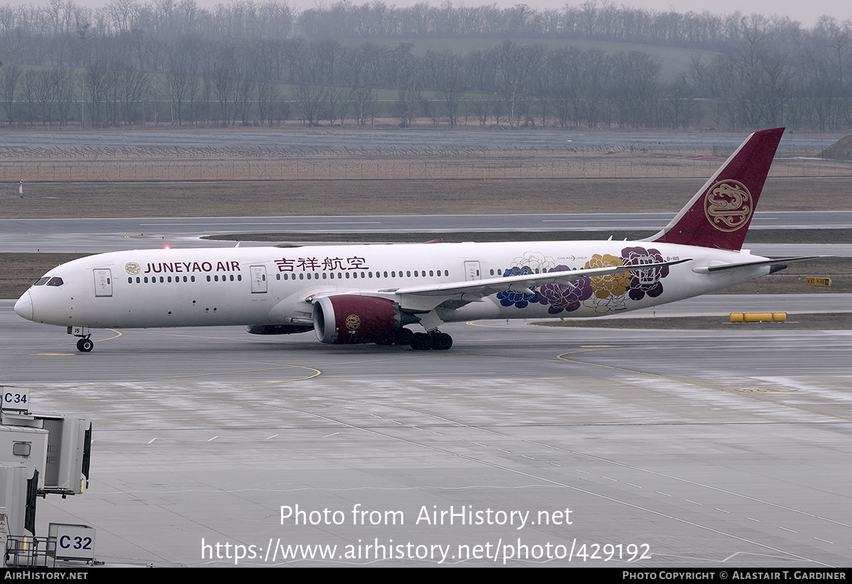 Aircraft Photo of B-1115 | Boeing 787-9 Dreamliner | Juneyao Airlines | AirHistory.net #429192