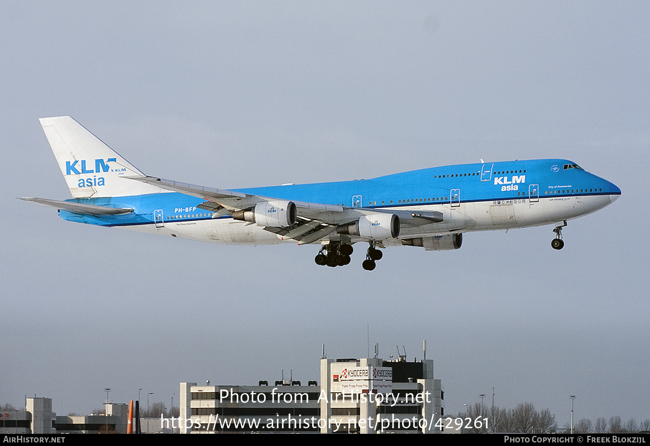 Aircraft Photo of PH-BFP | Boeing 747-406M | KLM Asia | AirHistory.net #429261