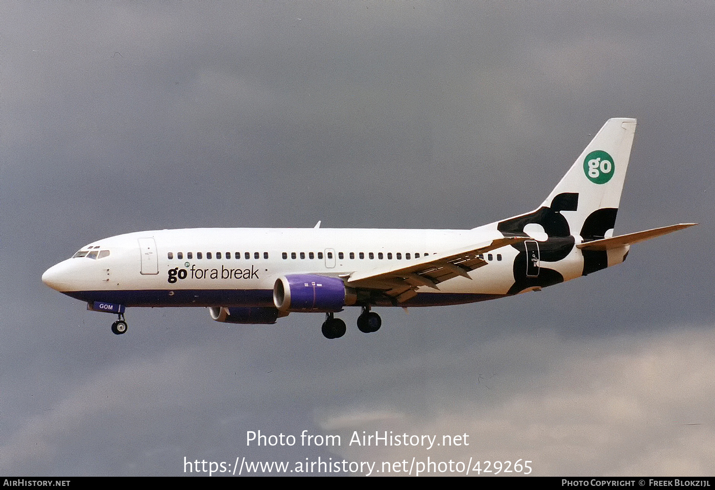 Aircraft Photo of G-IGOM | Boeing 737-36N | Go Fly | AirHistory.net #429265