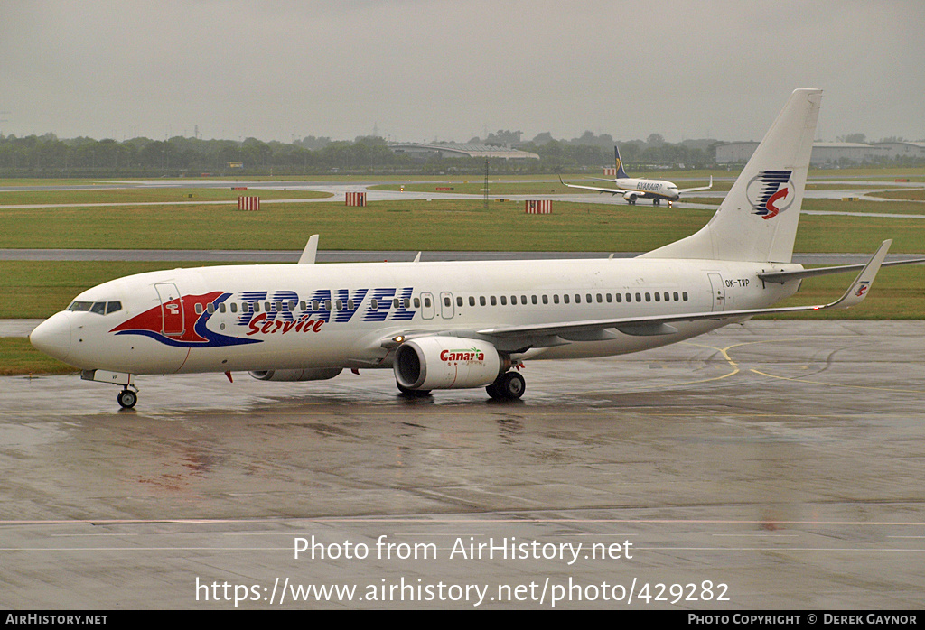 Aircraft Photo of OK-TVP | Boeing 737-8K5 | Travel Service | AirHistory.net #429282