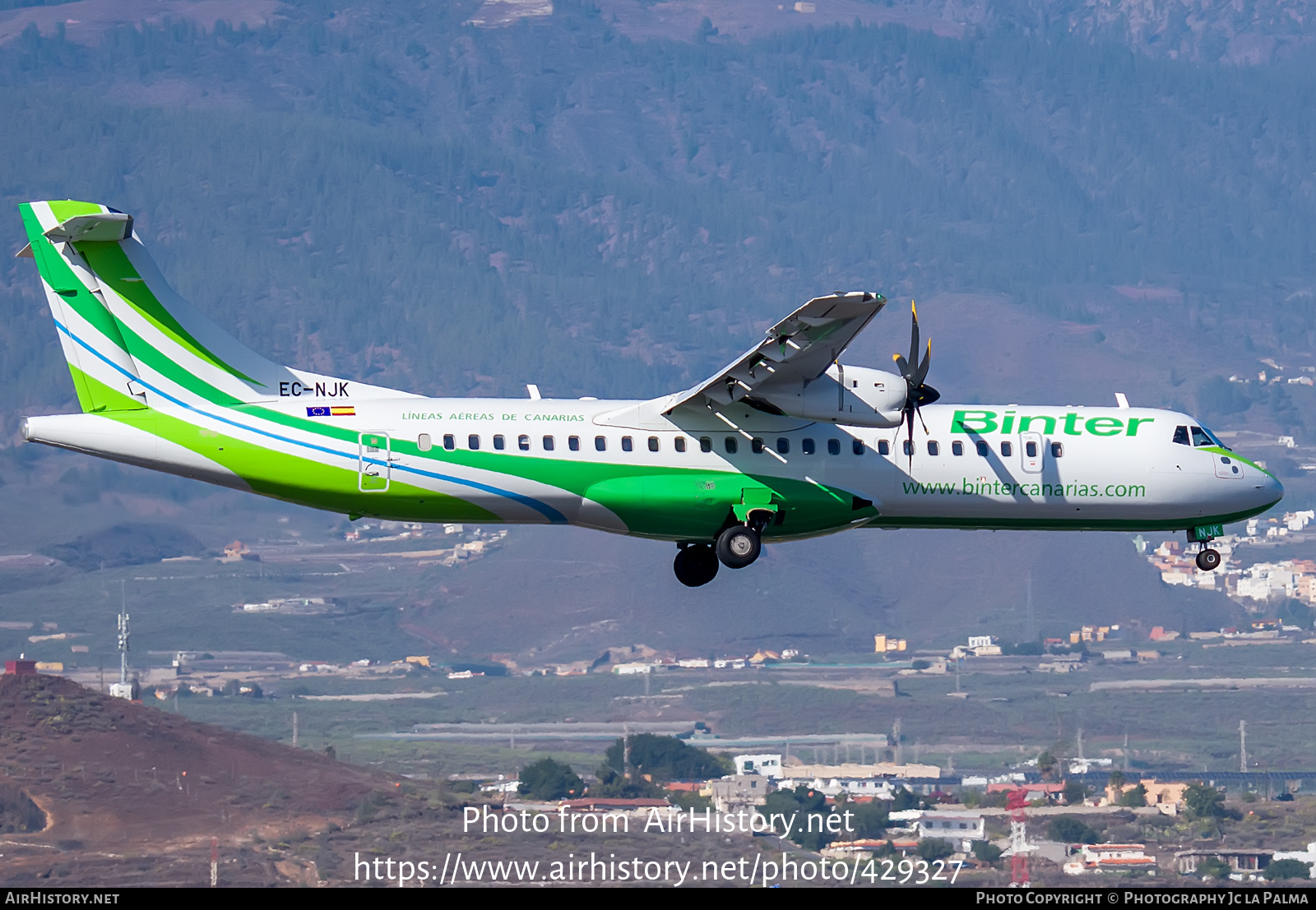 Aircraft Photo of EC-NJK | ATR ATR-72-600 (ATR-72-212A) | Binter Canarias | AirHistory.net #429327