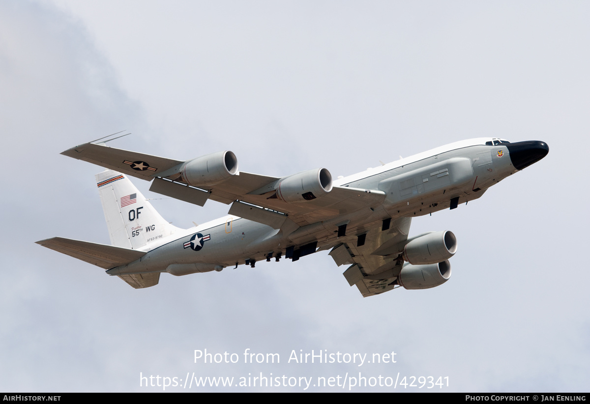 Aircraft Photo of 63-9792 / AF63-9792 | Boeing RC-135V | USA - Air Force | AirHistory.net #429341