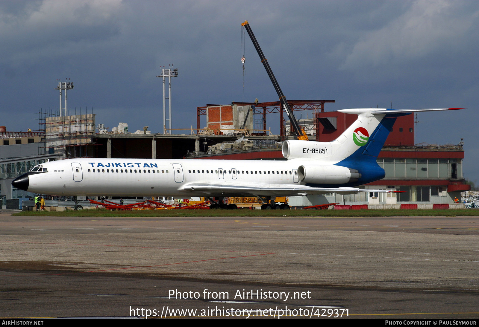 Aircraft Photo of EY-85651 | Tupolev Tu-154M | Tajikistan Airlines | AirHistory.net #429371