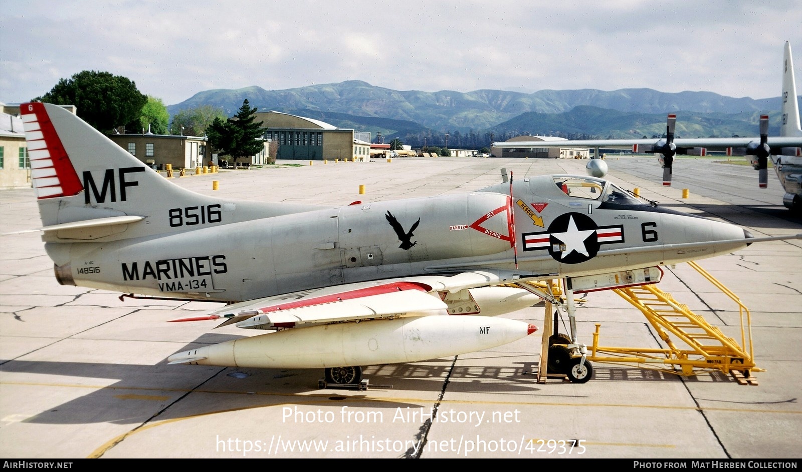 Aircraft Photo of 148516 / 8516 | Douglas A-4C Skyhawk (A4D-2N) | USA - Marines | AirHistory.net #429375