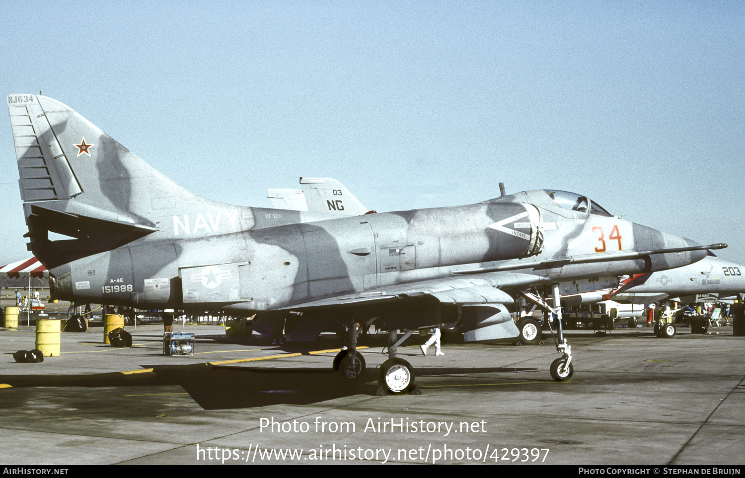 Aircraft Photo of 151988 | Douglas A-4E Skyhawk (A4D-5) | USA - Navy | AirHistory.net #429397