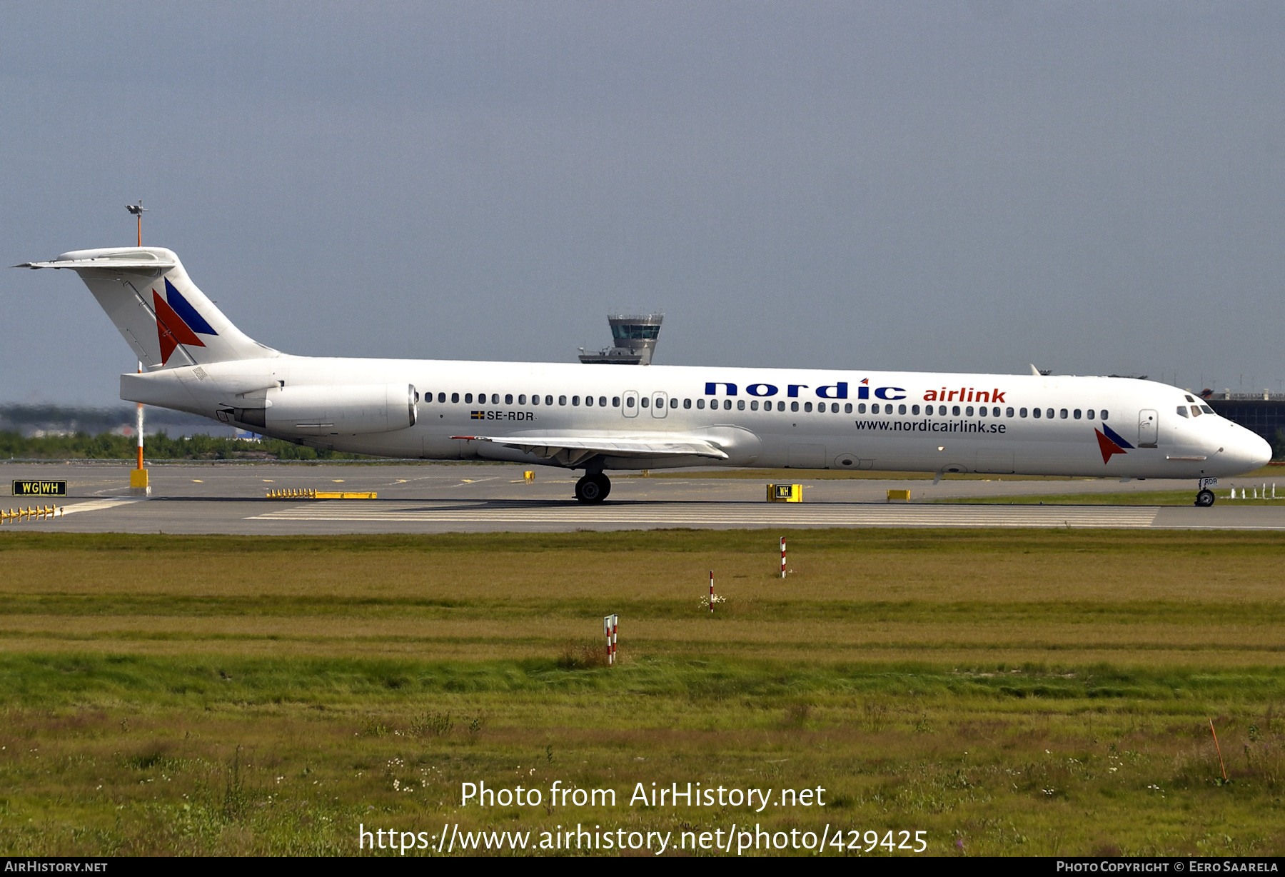 Aircraft Photo of SE-RDR | McDonnell Douglas MD-82 (DC-9-82) | Nordic Airlink | AirHistory.net #429425