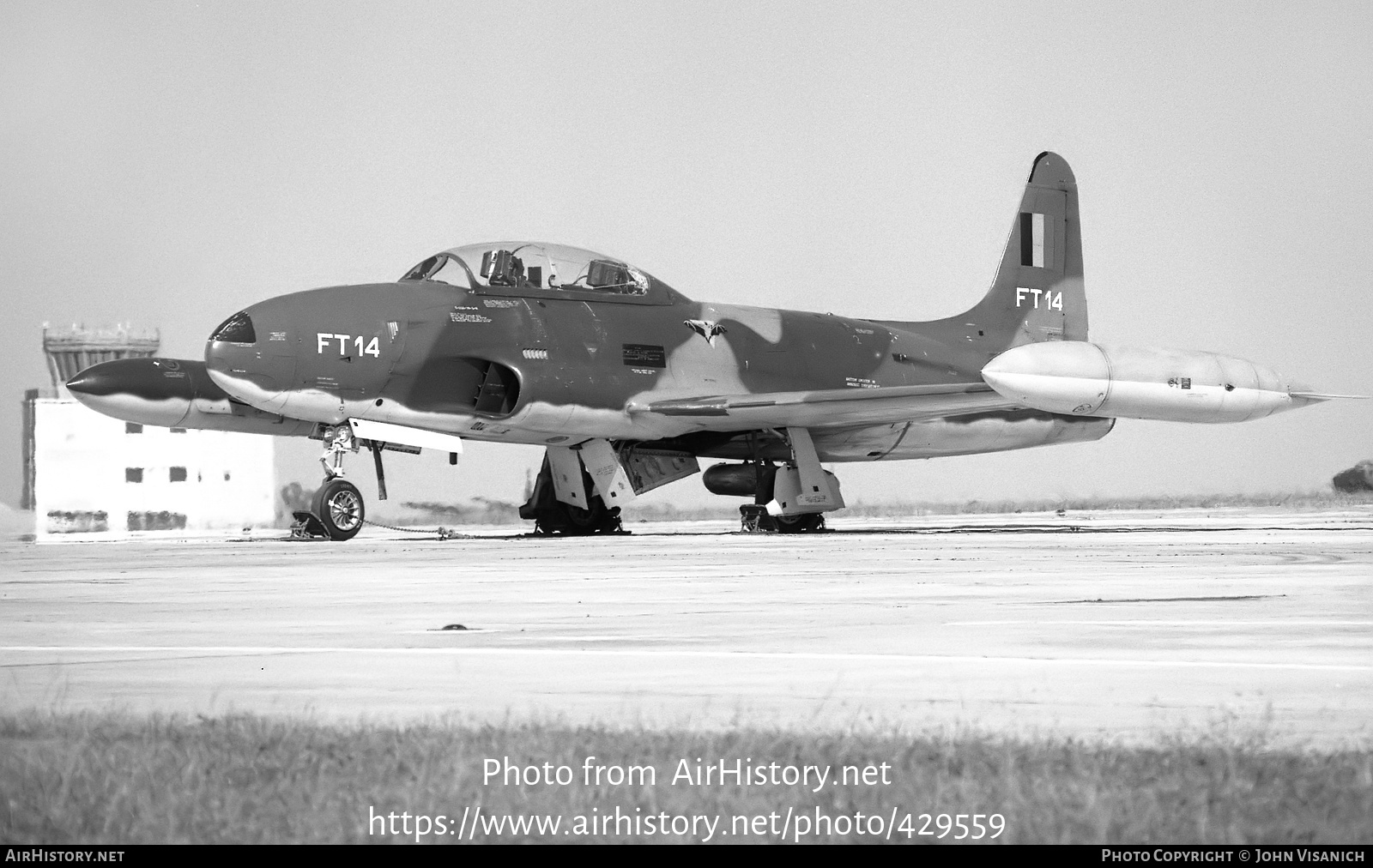 Aircraft Photo of FT14 | Lockheed T-33A | Belgium - Air Force | AirHistory.net #429559