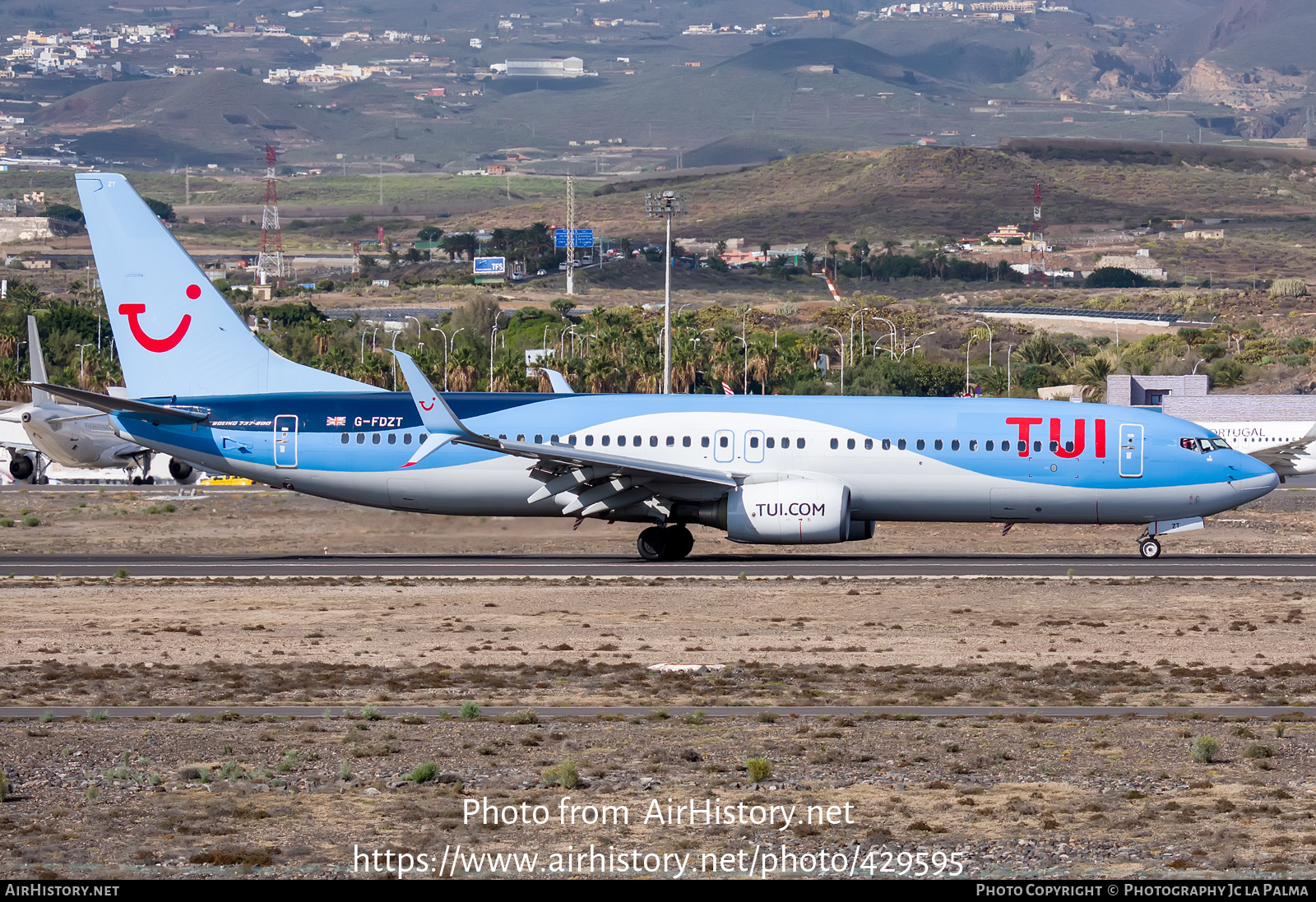 Aircraft Photo of G-FDZT | Boeing 737-8K5 | TUI | AirHistory.net #429595