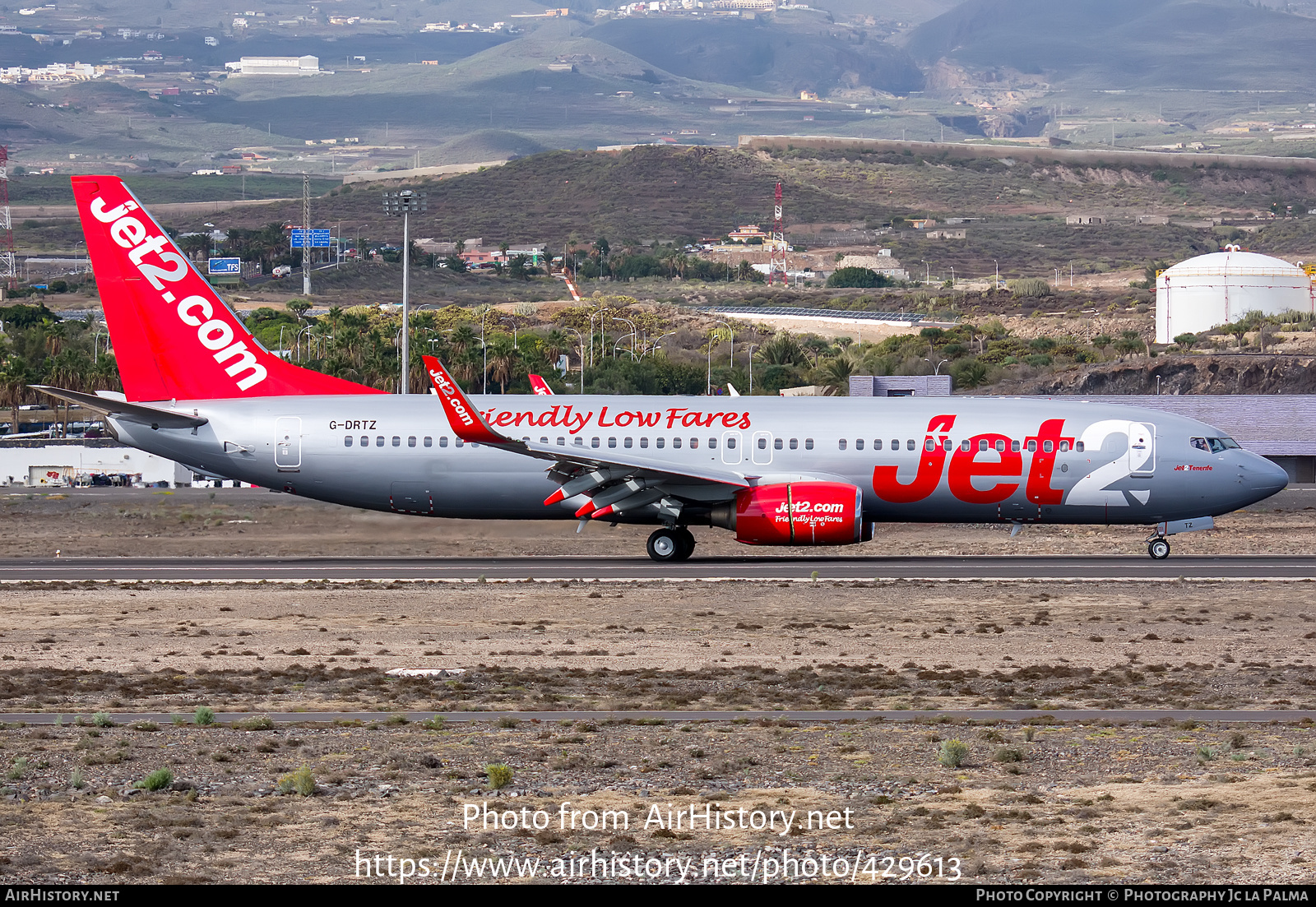 Aircraft Photo of G-DRTZ | Boeing 737-8AS | Jet2 | AirHistory.net #429613