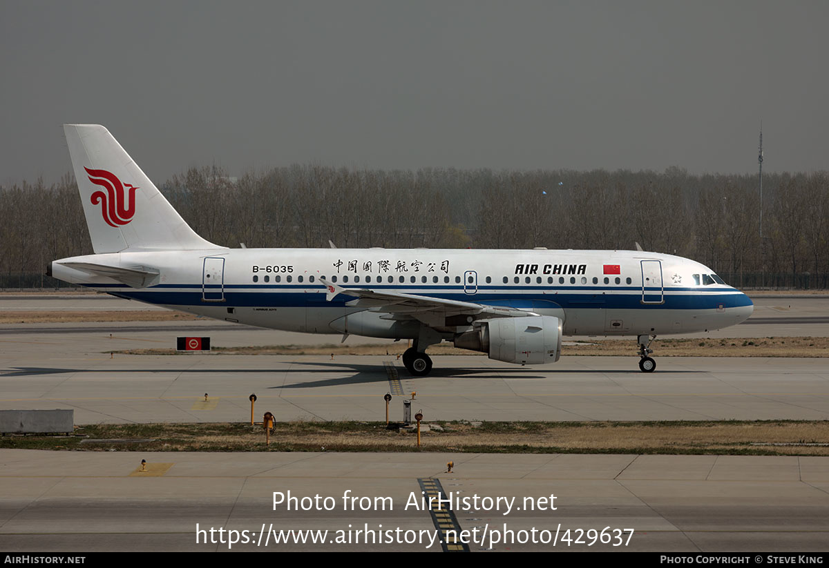 Aircraft Photo of B-6035 | Airbus A319-115 | Air China | AirHistory.net #429637