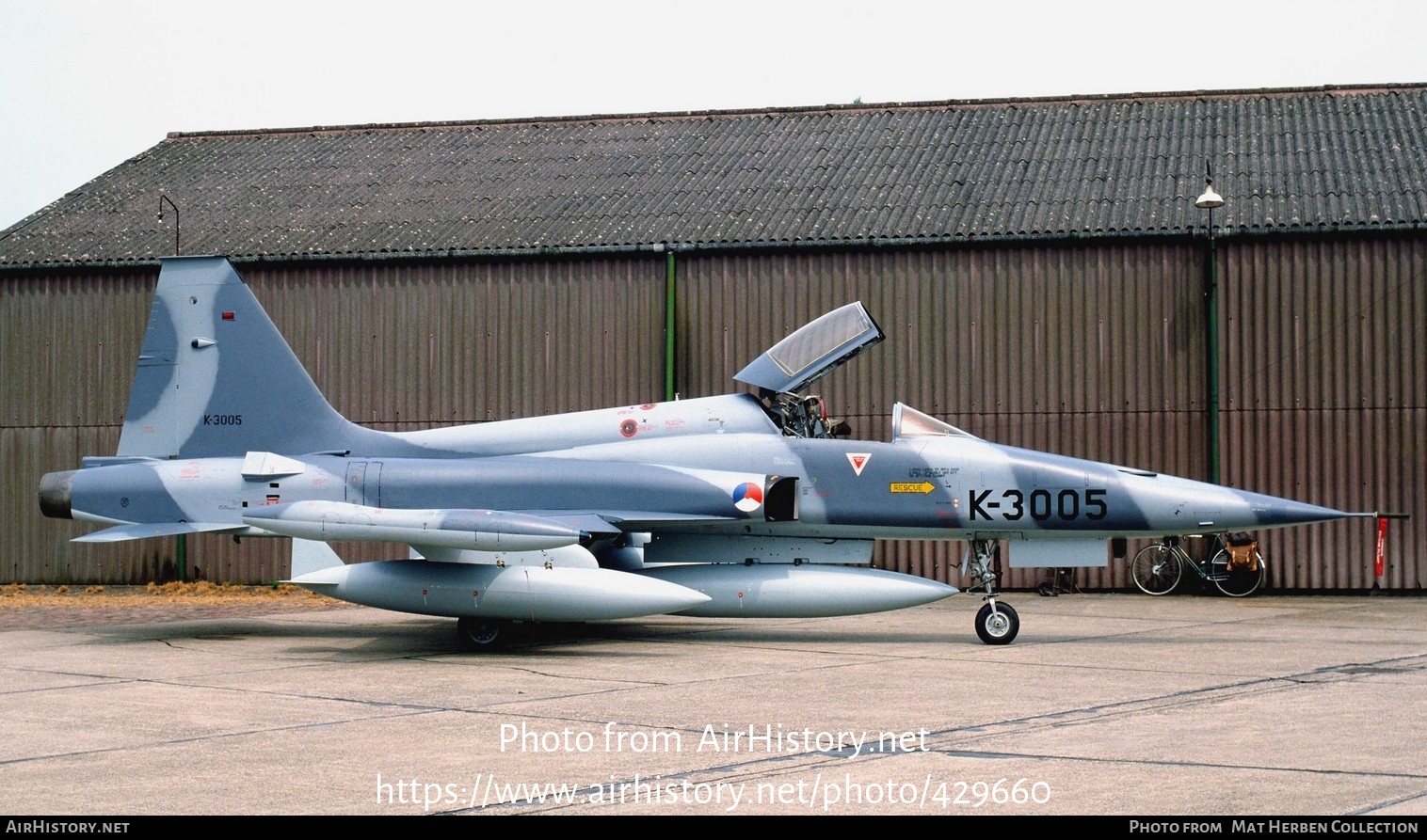 Aircraft Photo of K-3005 | Canadair NF-5A | Netherlands - Air Force | AirHistory.net #429660