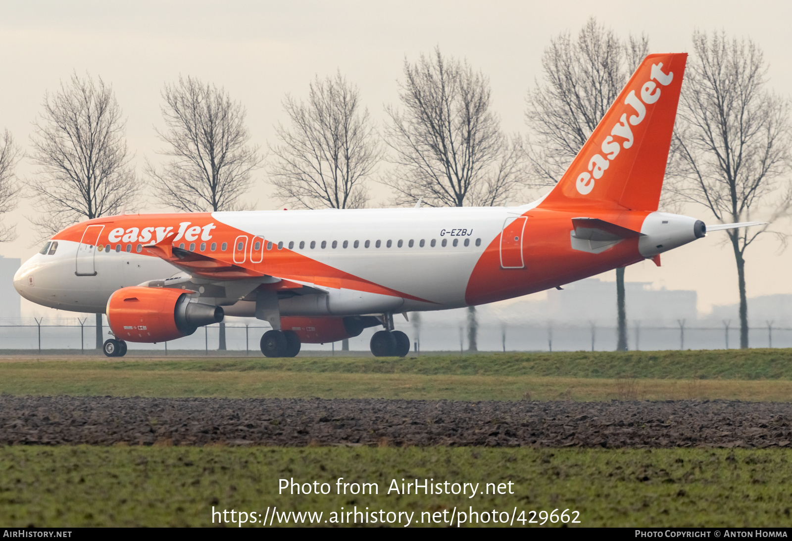 Aircraft Photo of G-EZBJ | Airbus A319-111 | EasyJet | AirHistory.net #429662