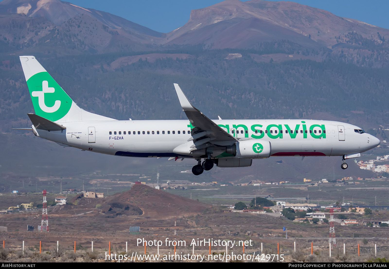 Aircraft Photo of F-GZHA | Boeing 737-8GJ | Transavia | AirHistory.net #429715